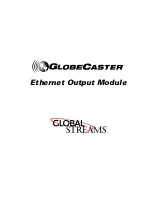 Предварительный просмотр 1 страницы Global Streams GlobeCaster Manual