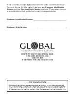 Предварительный просмотр 2 страницы Global Surgical M 517HD Series Owner'S Manual