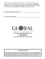 Preview for 2 page of Global Surgical M 528C-MAGE 32040 Owner'S Manual