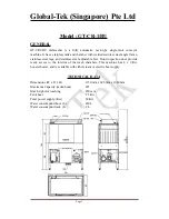 Предварительный просмотр 3 страницы Global-Tek GT-CR1/BU Instruction & Installation Manual