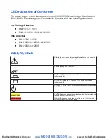 Preview for 4 page of Global Test Supply SFG-205 User Manual