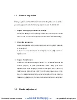 Preview for 10 page of Global Test Supply SFG-205 User Manual