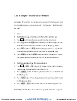 Preview for 110 page of Global Test Supply SFG-205 User Manual