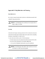 Preview for 126 page of Global Test Supply SFG-205 User Manual