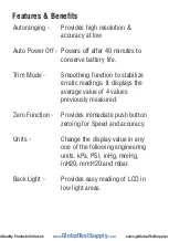 Preview for 6 page of Global Test Supply TPI 621 Instruction Manual