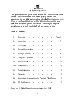 Preview for 2 page of Global Water FP111 User Manual