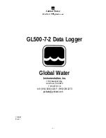 Global Water GL500-7-2 Manual preview