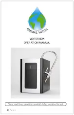 Global Water Water Box Operation Manual preview