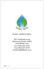 Preview for 16 page of Global Water Water Box Operation Manual