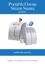 Global Wellness Enterprises Portable Ozone Steam Sauna Manual preview