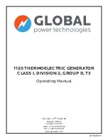 Global 1120 Operating Manual preview