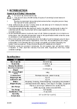 Preview for 4 page of Global 244280 User Manual