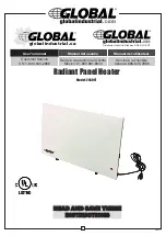 Preview for 1 page of Global 246097 User Manual