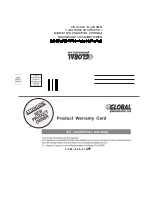 Preview for 4 page of Global 246540 Installation And Operation Manual