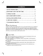 Preview for 5 page of Global 246540 Installation And Operation Manual