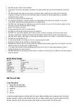 Preview for 2 page of Global 246718 User Manual