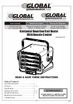 Preview for 1 page of Global 246726 User Manual