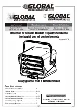 Preview for 8 page of Global 246726 User Manual