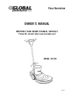 Предварительный просмотр 1 страницы Global 261120 Owner'S Manual