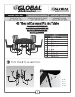 Preview for 1 page of Global 277590BK Assembly Instructions