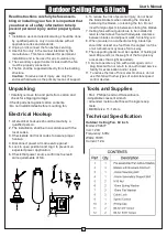 Preview for 2 page of Global 292677 Instructions