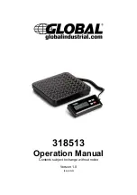 Preview for 1 page of Global 318513 Operation Manual