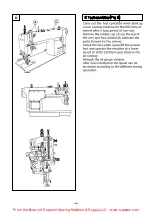 Preview for 7 page of Global 3995AUT Series Instruction Manual Book And Parts Book