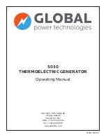 Preview for 1 page of Global 5030 Operating Manual