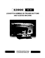 Предварительный просмотр 1 страницы Global 63900AAE Adjusting Instructions