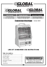 Предварительный просмотр 9 страницы Global 653557 User Manual