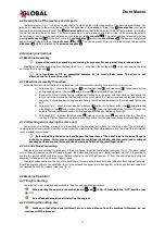 Preview for 5 page of Global BDR-650 V Instructions For Use Manual