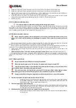 Preview for 7 page of Global BDR-650 V Instructions For Use Manual