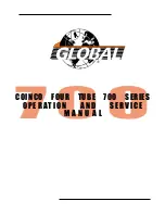 Global Coinco Four-Tube 700 Series Operation And Service Manual preview