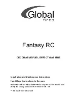 Preview for 1 page of Global Fantasy RC GRDCxxRN series Installation And Maintenance Instructions Manual