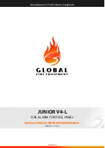 Global JUNIOR V4-L Installation & Commissioning Manual предпросмотр