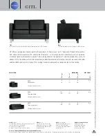 Предварительный просмотр 2 страницы Global Lounge Chair Specifications