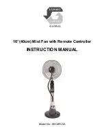 Предварительный просмотр 1 страницы Global MH-MF40A Instruction Manual