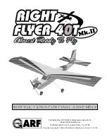 Preview for 1 page of Global Right Flyer 40T Mk.II Final Assembly Instructions