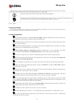 Preview for 3 page of Global RP-T2/S Instructions For Use Manual