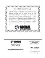 Предварительный просмотр 16 страницы Global SNOW STORM User Manual