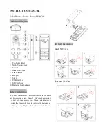 Предварительный просмотр 1 страницы Global SP62C Instruction Manual