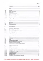 Preview for 3 page of Global WF 335 B-LH Instructions And Operating Manual