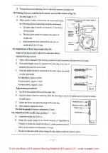 Preview for 10 page of Global WF 926-SNB Instruction & Parts Manual