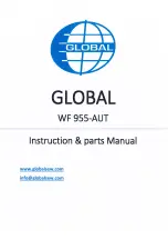 Global WF 955-AUT Instruction & Parts Manual preview