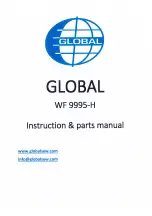 Preview for 1 page of Global WF 9995-H Instruction & Parts Manual