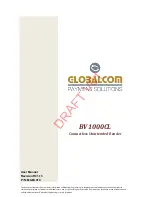 Предварительный просмотр 1 страницы Globalcom BV1000CL User Manual