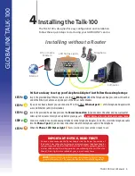 Preview for 6 page of Globalinx Talk-100 User Manual