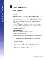 Preview for 12 page of Globalinx Talk-100 User Manual