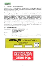 Предварительный просмотр 4 страницы Globaljig Quick Pull Instructions For Installation, Use And Maintenance Manual