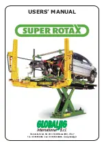 Globaljig Super Rotax User Manual preview